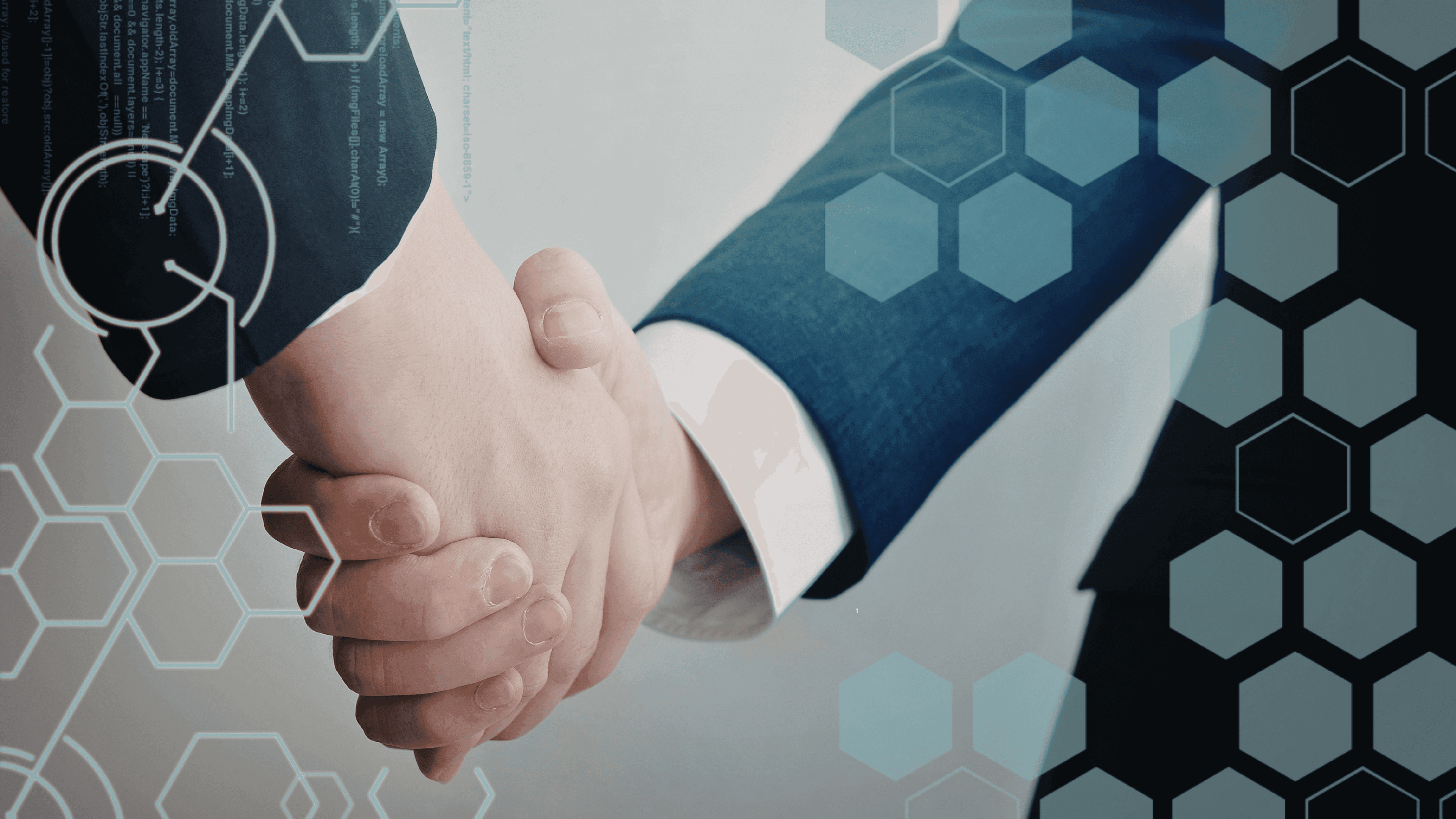 Partnerzy biznesowi ilustracja