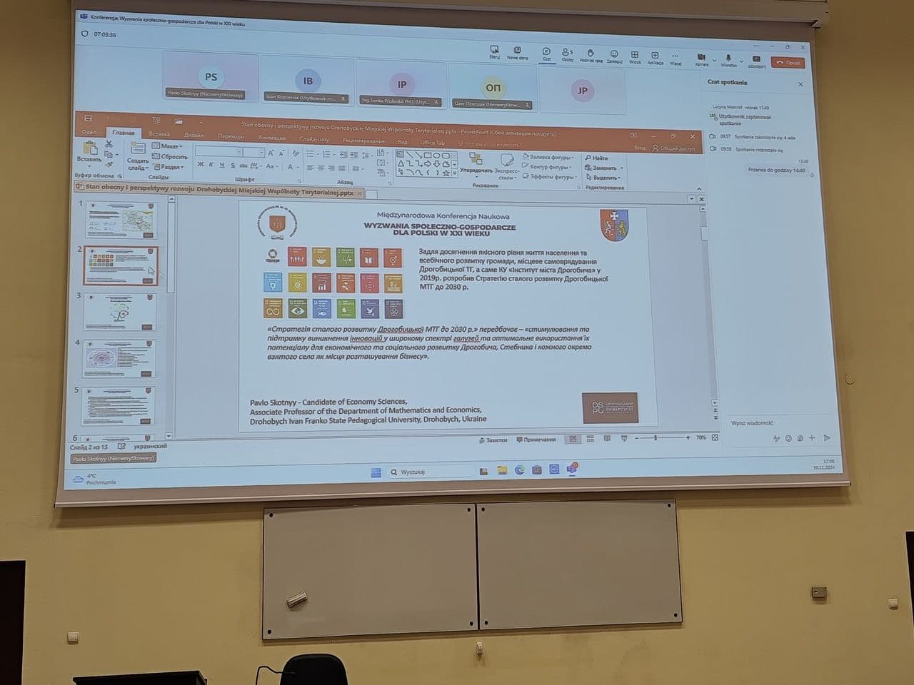 Zdjęcie galerii do artykułu Podsumowanie Międzynarodowej Konferencji Naukowej „Wyzwania społeczno-gospodarcze dla Polski w XXI wieku”